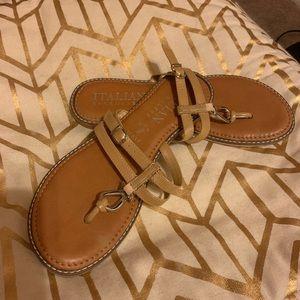 Adorable tan sandals